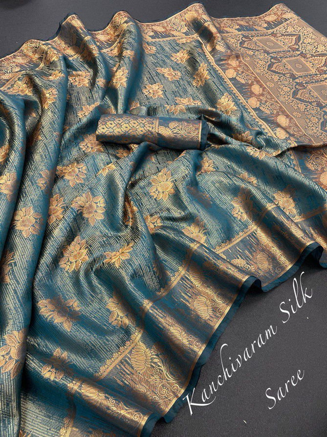 Aab Designer Non Catalog copper Silk sarees
